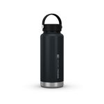 Cană izotermă Inox 0,35 L Negru, QUECHUA