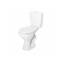 Set vas WC Kolo, Idol, cu scurgere orizontala, rezervor cu alimentare din lateral si capac wc cu inchidere lenta, 