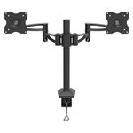 Suport Monitor de Birou Dual, Barkan E642.B, 13" - 29", VESA 100x100, suporta pana la 4kg, negru, BARKAN