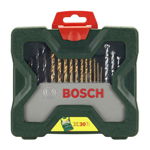 2607019324 - Set accesorii insurubare si burghie mixte, 30 bucati , BOSCH