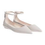 Calvin Klein Balerini Wrapped Ankle Strap Ballerina HW0HW01840 Gri