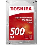 Hard Disk Desktop Toshiba P300 500GB SATA3 7200RPM bulk, Toshiba