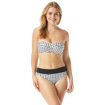 Imbracaminte Femei COCO REEF Riviera Dot Five-Way Bra Sized Bandeau Top Ivory, COCO REEF