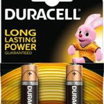 Baterii alcaline AA R6 DURACELL BASIC 2buc/blister, DURACELL