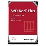 Hard disk WD Red Plus 2TB SATA-III 5400RPM 128MB, WD