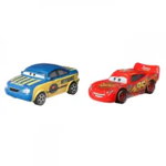 Set 2 masinute metalice Race Official Tom si Fulger McQueen Cars