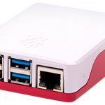 Carcasa oficiala Raspberry Pi 4 Model B - rosu alb, Raspberry Pi