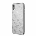 Capac Protectie Spate Guess Tpu Transparent Pentru Iphone X - Argintiu, Guess