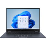 Laptop Vivobook S 14 Flip TP3402ZA-LZ167W 14 inch WUXGA Touch Intel Core i3-1220P 8GB DDR4 256GB SSD Windows 11 Home Quiet Blue