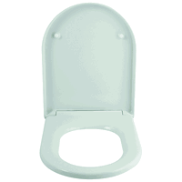 Capac WC MSV Taormina, duroplast, sistem soft close, alb, 47 x 36 cm, MSV