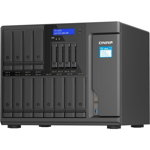 Network Storage Unit TS-1655-8G, QNAP, 8 GB, 16 HDD, Negru