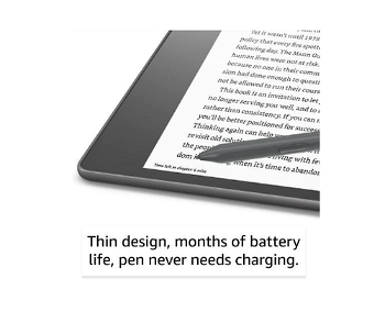 Tableta ePaper Amazon Kindle Scribe, ecran 10.2", 300 ppi, Premium Pen inclus, 64GB, Wi-Fi (Negru)