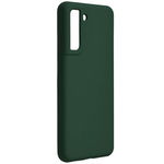 Husa Spate Upzz Techsuit Soft Edge Compatibila Cu Samsung Galaxy S21 Fe, Verde Inchis, Upzz