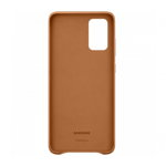 Husa Cover Leather Samsung pentru Samsung Galaxy S20 Plus Maro, Samsung