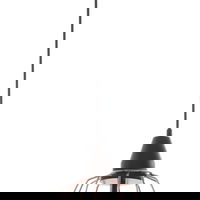 Corp de iluminat suspendat ADVITI Rocco 1p AD-LD-6223BCE27, E27, maxim 60W, Negru, Adviti