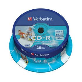 Blank CD-R, 52X, 700MB, Inkjet Printable (O singura bucata)