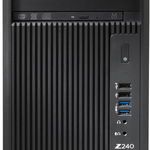 Sistem brand HP Z240 TWR, Procesor Intel® Xeon® E3-1240 v6 3.7GHz Kaby Lake, 8GB DDR4, 1TB HDD + 256GB SSD, Quadro P600 2GB, Win 10 Pro