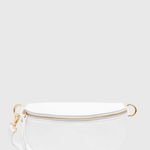 Answear Lab borseta de piele culoarea alb, Answear Lab