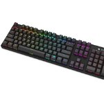 Tastatura Gaming Mecanica SPC Gear GK540 Magna Kailh Brown, Iluminare RGB (Negru)