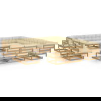 Set mobilier de gradina cu perne vidaXL