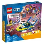 Set de construit LEGO® City, Misiuni acvatice ale politiei, 278 piese