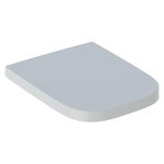 Capac WC, Geberit, Selnova Square, cu Soft Close si Quick Release, 44,5 x 35,5 cm, alb, Geberit