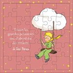 Felicitare puzzle - Le Petit Prince Nuage 17 5 cm, Kiub