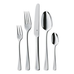 Set tacamuri 6 persoane, WMF, Inox, 30 piese, Argintiu