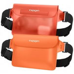 Geanta Waterproof pentru Accesorii (set 2) Spigen (A620) Sunset Orange