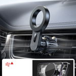 Suport auto MagSafe pentru grila de ventilatie Joyroom JR-ZS355 compatibil cu iPhone, Negru, Joyroom