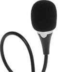 Accesoriu IT media-tech Microfon de Birou Media-Tech de Inalta Calitate cu Buton On/Off, Design Mini, Media-Tech
