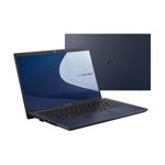 Laptop Asus ExpertBook B1400CEAE-EB1851R, Intel Core i7-1165G7, 14, 16GB, HDD 1TB + SSD 512GB, Intel Iris Xe, Win10Pro, Albastru