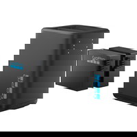 Accesoriu Camere video GoPro Incarcator dublu + 2x Baterie reincarcabila Enduro pentru HERO13 Black, GoPro