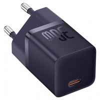 Incarcator de retea Baseus Priza tip C 30W GaN5 suport pentru incarcare rapida pd Negru