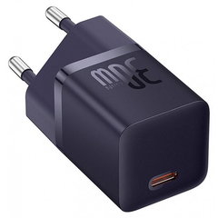 Incarcator de retea Baseus Priza tip C 30W GaN5 suport pentru incarcare rapida pd Negru