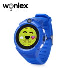 Ceas Smartwatch Pentru Copii Wonlex GW600-Q360 cu Functie Telefon, Localizare GPS, Camera, Lanterna, Pedometru, SOS – Albastru