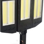 Lampa Solara Tripla 6 Led Cob Cu Senzor De Miscare Telecomanda , GAVE