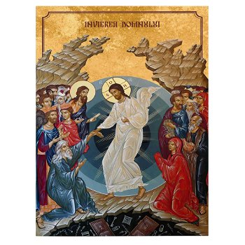 Icoana Invierea Domnului Iisus Hristos - Material produs:: Poster pe hartie FARA RAMA, Dimensiunea:: 70x100 cm, 