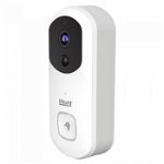 Sonerie inteligenta cu camera video FHD iHunt Smart Doorbell WIFI Alb, Mod de noapte, Sunet bidirectional, Aplicatie, iHunt