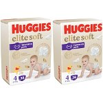 Pachet Scutece chilotel Huggies Elite Soft Pants 4, 9-14 kg, 76 buc, Huggies