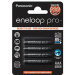 Acumulatori Panasonic Eneloop Pro AAA, 930mAh, 4 bucati, Eneloop