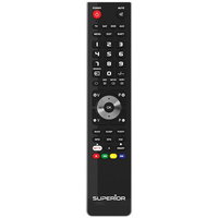 Telecomanda universala Superior SUPTUB001, 1 in 1, programabila simultan TV, DVD, satelit si AUX, conectare PC prin USB, cablu inclus, baterii 2 x AAA (neincluse) (Negru), Superior Electronics