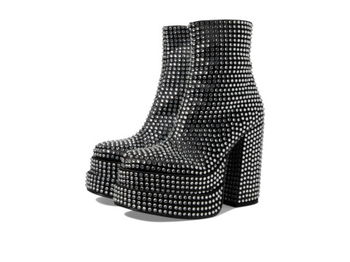 Incaltaminte Femei Steve Madden Cobra-R Bootie Black Rhinestone, Steve Madden