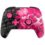 Controller Wireless PDP Rematch Glow pentru Nintendo Switch/OLED Grand Prix Peach (Negru/Roz), DUCKY