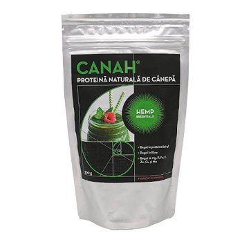 Fibre (Breakfast Detox) din seminte de canepa, Canah, 300 g, natural, Canah