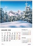 Calendar 2024 de perete A3, peisaje, 