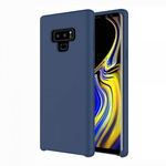 Husa Silicon Soft Samsung Note 9 Interior Alcantara Dark Blue