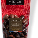 Bomboane cu migdale glazurate in 2 tipuri de ciocolata cu lamaie si busuioc - Limazzo, Medicis