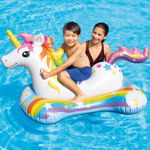 Intex Jucarie de piscina unicorn ride-on, 163x86 cm, Infinity