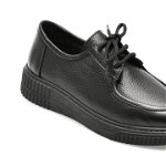 Pantofi IMAGE negri, 1072585, din piele naturala, Image